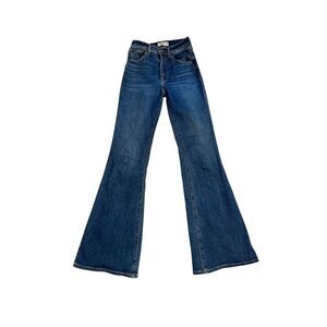 Abercrombie Flared Jeans Medium Wash High Rise 70s style